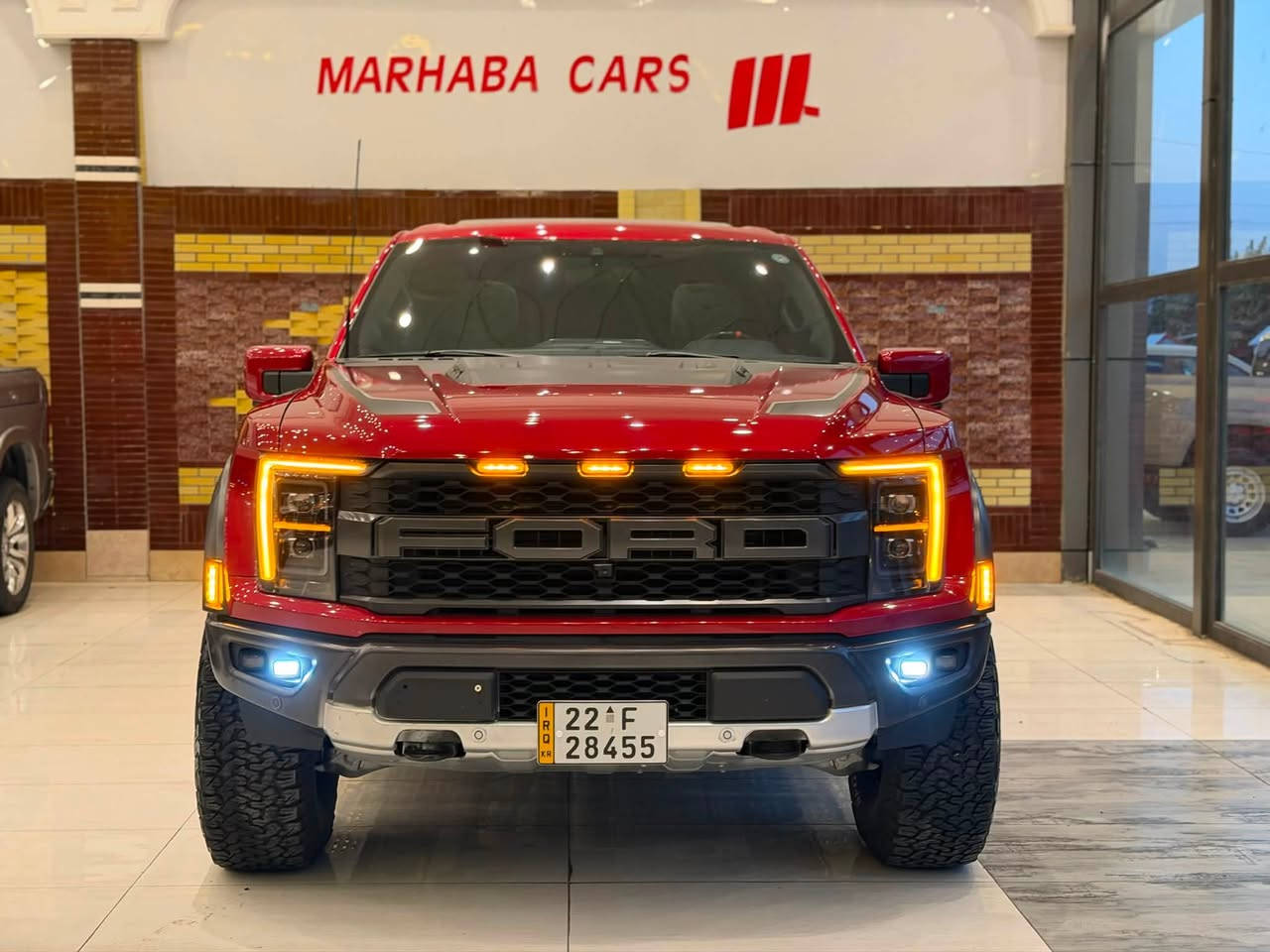 MARHABA CARS ERBIL
——————————
BRAND : FORD F150 
CLASS : RAPTOR F37
ENGINE : V6 - 3.5T - 4x4
STATUE : CLEAN TITLE كلين تايتل
YEAR : 2022
PRICE : $$
COUNTER : 45,000 MILE
IMPORTING : وارد خليجي شركة القاصد
ADRESS : Erbil , أربيل شارع ١٠٠م صف دائرة گمرگ
FOR IFORMATION CALL US :
MARHABA CARS 
 📞 : ***********
