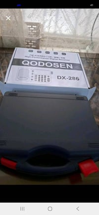 راديو Qodosen 286  جديد مع كافة الملحقات  استقبال الموجات ممتاز للموجة...