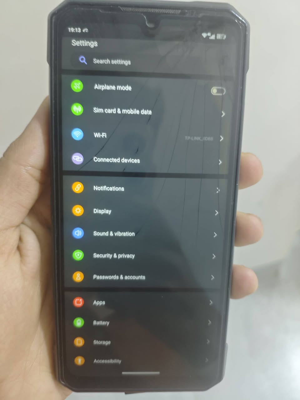 سلام علیکم موبايل وحشش
Doogee S 200
بطاريه 10 ألف 
256كيكا
رام 12+
بوبجي 90فريم
ضهره شاشة 
ضط ماي 
ضهره باور بانك 
بس شاشه مكسورة 
موبايل كلش سريع 
ابيع و اراوس 290 الف دينار 
مكاني كركوك ***********
شغلات كثيرة بي بعد
