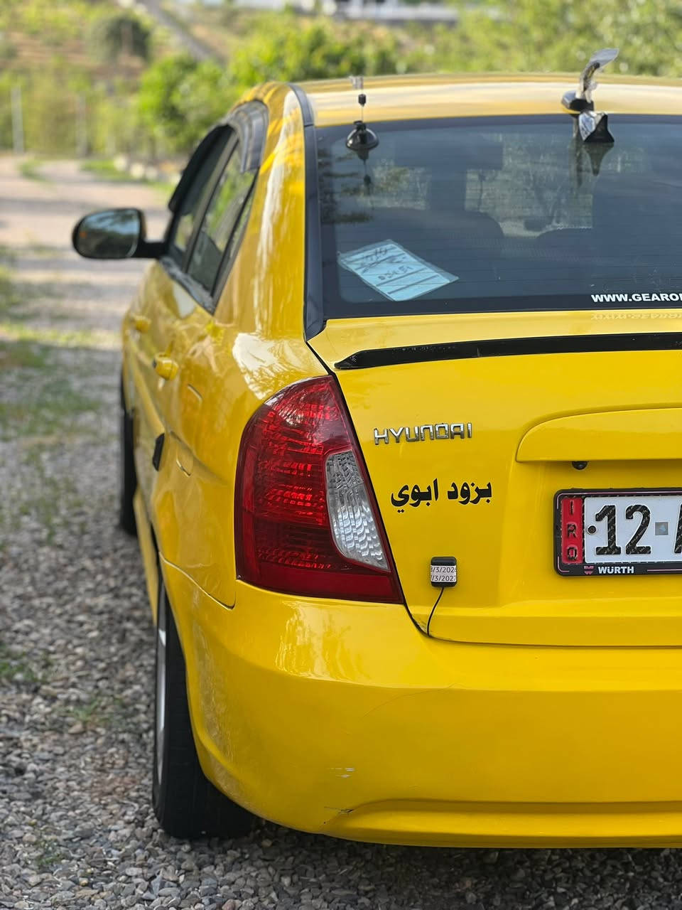 *********** ***********￼￼ السلام عليكم
هونداي اكسنت دبدوب 
موديل 2011 سياره جاهزه ونضيفه 
كير محرك تبريد شرط 
طخم جديد 
هيئه وغرامات صفر 
منظومه غاز جاهزه وجديده 
كوبون بانزين متوفر 
الضرر :: جاملغ خلفي تعديل + جاملغ امامي مبدل + بوند مبدل 
السعر 95$
