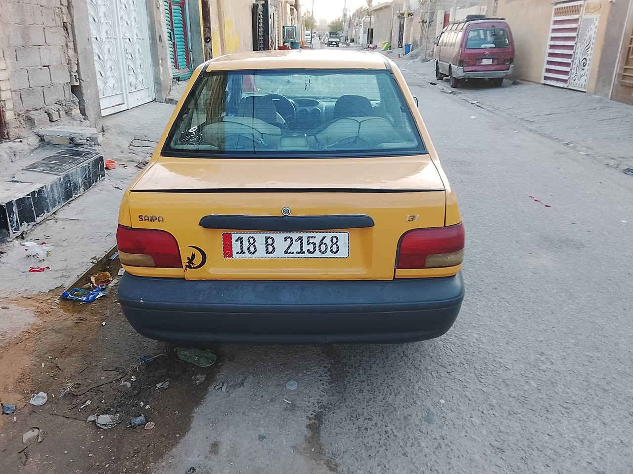 سلام عليكم سايبه للبيع موديل 12 بيه مكانات صبخ بدون معجون محرك وكير وحداديه وتخم تاير جدد مصفره هيه وغرامات سنويه الل 2023 رقم نكليزي تحويل مباشر مكان كربلاء سعره 22 وبيه مجال ***********
