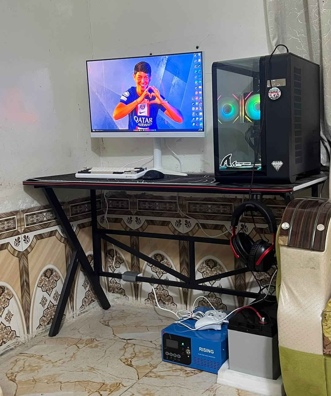 تجميعة كاملة • آي5 14400f • RX 9060xt 16G