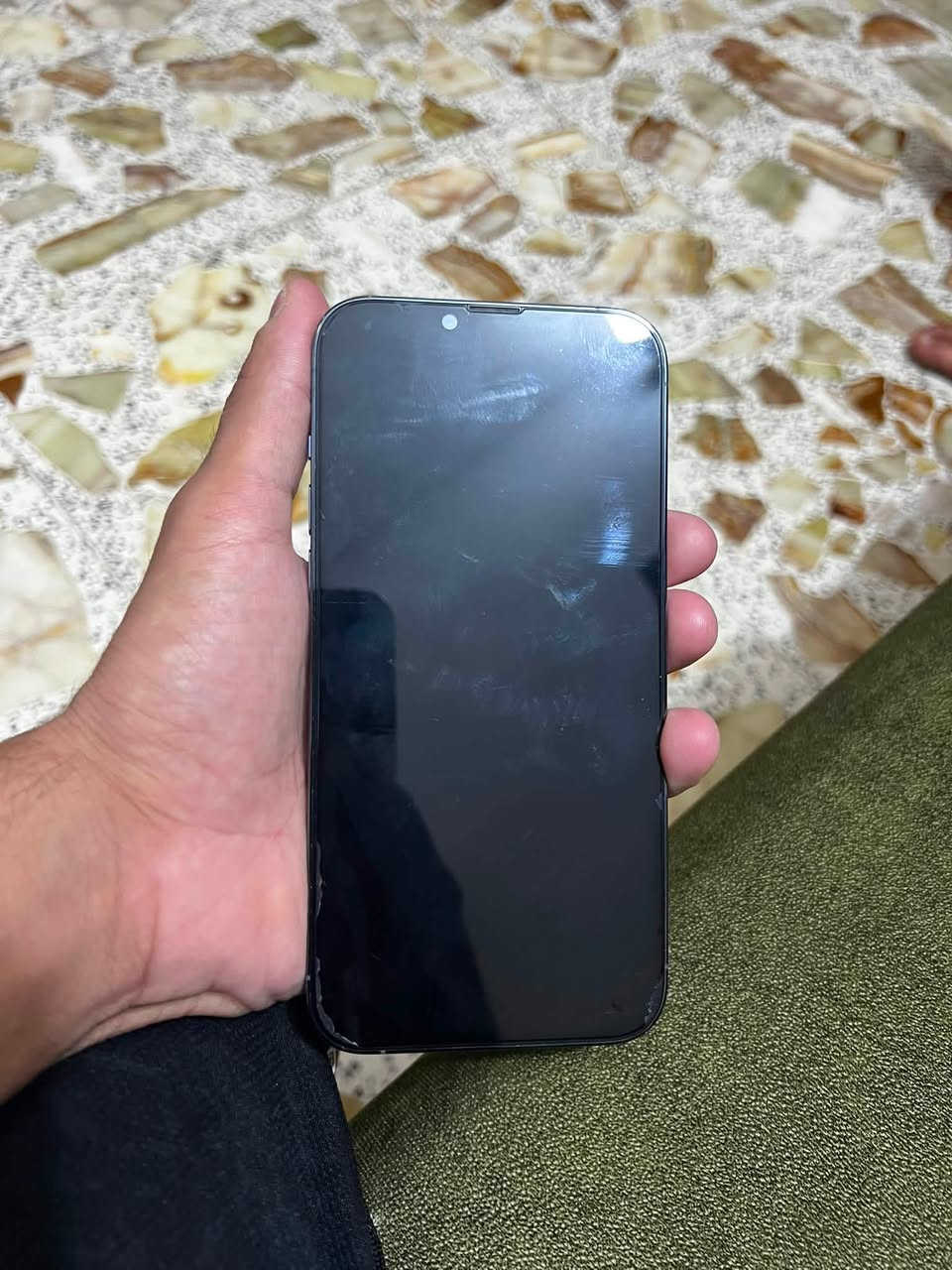 ‎آيفون 13 برو ماكس (iPhone 13 Pro Max)
البطارية :75
الذاكرة:256
شرق اوسط 
‎وتر بروف (Waterproof)

الجهاز مكفول من كلشي وعلى الفحص 
موجود واتساب فقط ***********
