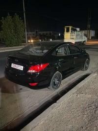 اكسنت موديل 2016السياره كير مكينه مكفوله تبريد ثلج ❄️ بانزين كله محسن ...