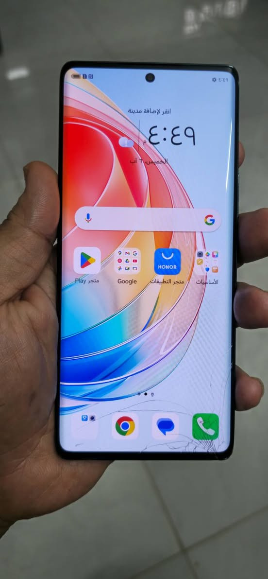 للبيع: جهاز هونر (HONOR X9a 5G)
اللون: أخضر 

​الذاكرة: 256 جيجابايت

​المواصفات

​شاشة AMOLED منحنية بمعدل تحديث 120Hz

​كاميرا ثلاثية الأساسية بدقة 64 ميجابكسل

​بطارية قوية بسعة 5100 مللي أمبير مع شحن سريع 40 واط

​يدعم شبكات الجيل الخامس 5G

​الحالة: مستعمل نظيف جداً وبحالة ممتازة

​الملاحظات: يوجد كسر/ضربة بسيطة بالجام الخارجية فقط (اللمس والشاشة شغالين 100% بدون أي مشاكل)

​السعر: 225 وبي مجال

هاتف ***********
