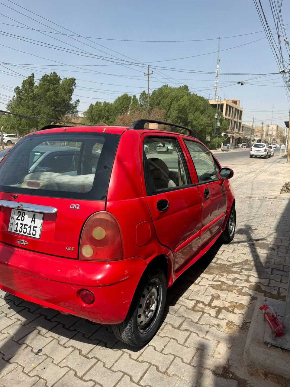 🚗 للبيع شيري QQ – النجف الأشرف

🔴 اللون: أحمر
🚘 الموديل: شيري QQ
⚙️ الكير   بيها عادي واوتوماتيكي 
⛽ المحرك: اقتصادي وموفّر بالوقود
✨ السيارة نظيفة ومستخدمة استخدام شخصي
🛞 الإطارات بحالة جيدة
💡 الكهرباء والإنارة شغالة
📄 أوراقها أصولية باسمي نجف 

📍 المكان: النجف الأشرف

💰 السعر:  25 ورقة وبيها مجال  
🤝 

📞 رقم الهاتف : [***********]

ملاحظة: السيارة موجودة بالنجف، والفحص على المشتري
مع المداور
