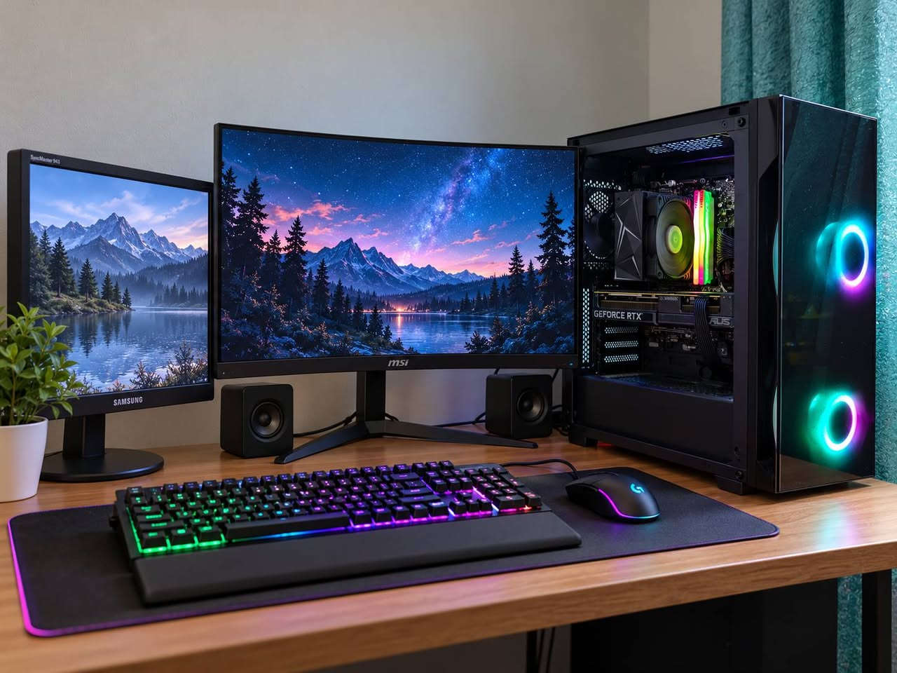 سيت أب كامل • RTX 4070 • حساب ستيم