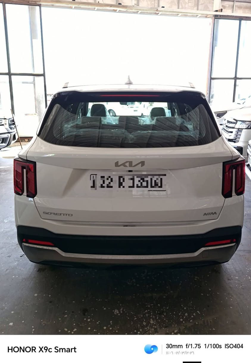 سورنتو 2025 خليجي سياره بعدها بحالة الوكاله 🚘
رقم أربيل الدولي 
كفاله عامه 

ماشيه 27الف محرك ٦سلندر

مواصفات السياره
⭐

بصمه

بانوراما

حساس امامي وخلفي وجانبي

ويل ٢٠

اشاره مري

كروز سرعه

تحكم ستيرن

مري شفط

سايد بيرك بصمه

بك لايت لد

نضام ترحيب

محرك ٦سلندر

شاحن لاسلكي وشاحن بالمقاعد سيايق ولبصفه

٤كامرات ٣٦٠ درجه

آريل نفكيشن

كشن جلد حار بارد كهرباء

ثلاث قطع تبريد

درايف موت ٤وضعيات قياده

مانع انزلاق

اوتو هولد

شاشه متصله

تبريد بيانو لمس ٣قطع تبريد

اناره محيطيه جنطه كهرباء

بردات خلفيه 

سعر اتصل 📲📞
العنوان الديوانية 
*********** أبو علي
اركان العراقي

نص مكتوب في الصور:
- HONOR X9c Smart 30mm f/1.75 1/100s ISO191 ١١:٠٧ ٠٢/٠٣/٢٠٢٦
- HONOR X9c Smart 30mm f/1.75 1/100s ISO404 11:06 2024/03/03
- HONOR X9c Smart 30mm f/1.75 1/100s ISO248 ٢٠٢٦/٠٣/٠٢ ١١:٠٦
- HONOR X9c Smart 30mm f/1.75 1/100s ISO209 ١١:٠٦ ٠٢/٠٣/٢٠٢٦
- HONOR X9c Smart 30mm f/1.75 1/100s ISO216 2024.03.02 11:06