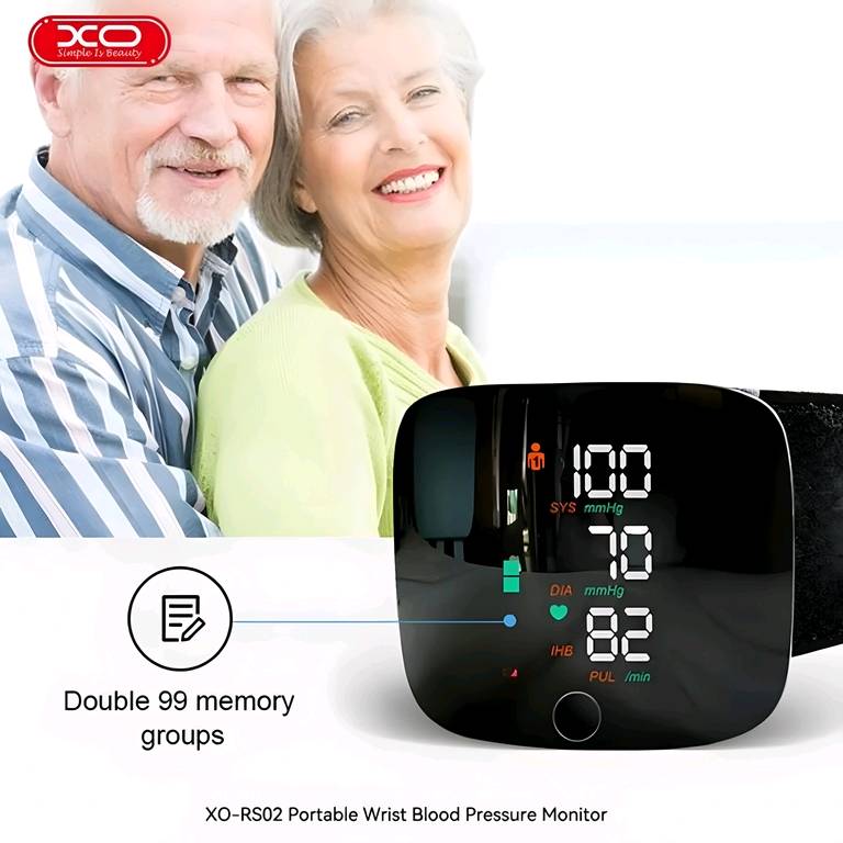 جهاز قياس ضغط الدم الرقمي للمعصم XO RS02