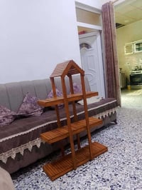 رف خشب • للنباتات