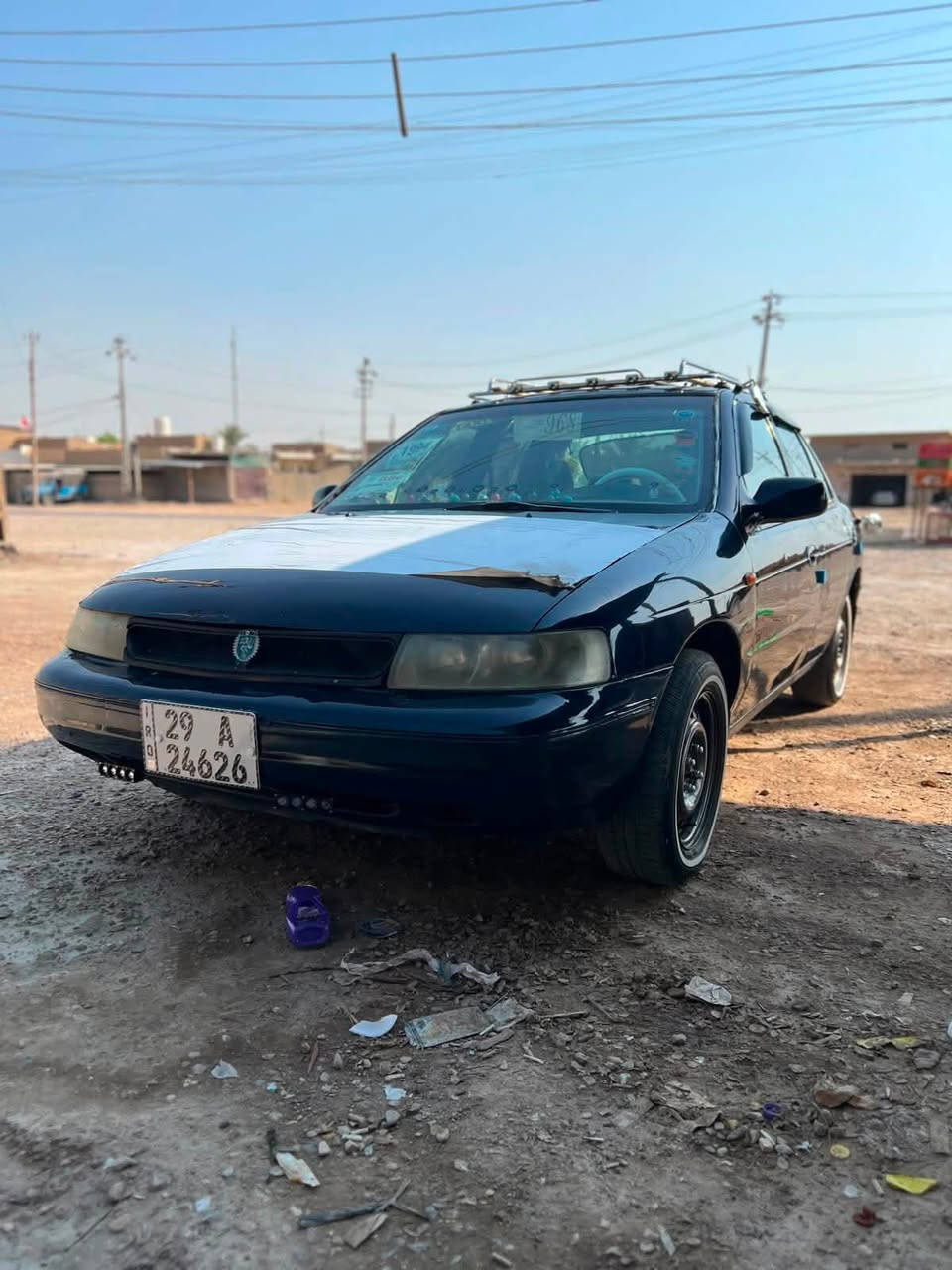 يا الله سلام عليكم سيفيا للبيع  (تبريد تدفئه شغال سعر ٣٨ ورقه )وبيها مجال موديل ٩٤ رقم واسط تحويل ثاني يوم كير محرك شواصي خير من الله تخم تاير صبغ عام بيه ضربه بل جاملغ الخلفي كهربائيات كامله احله من صوره الاستفسار واتساب او اتصال على رقم ***********
