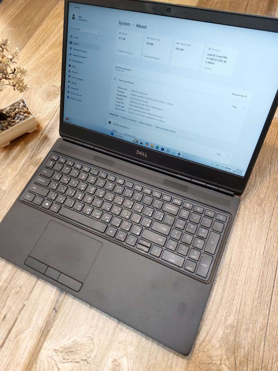 ديل بريسيجن 7550 • i7-10875H • 16GB DDR4