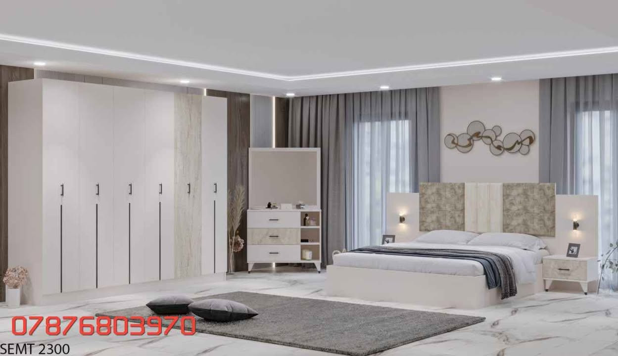 ✨ غرف نوم تركية فاخرة ✨

اختاروا من تشكيلتنا المتنوعة من أجمل موديلات غرف النوم التركية، بتصاميم عصرية وأنيقة وجودة عالية تناسب مختلف الأذواق 🛏️✨

🔹 موديلات وتصاميم متنوعة
🔹 جودة وتشطيبات راقية
🔹 أسعار مناسبة
🔹 توصيل إلى بغداد وجميع المحافظات 🚚

📲 للطلب والاستفسار عبر واتساب:
***********

💬 واتساب: *********** الرمادي, الأنبار
