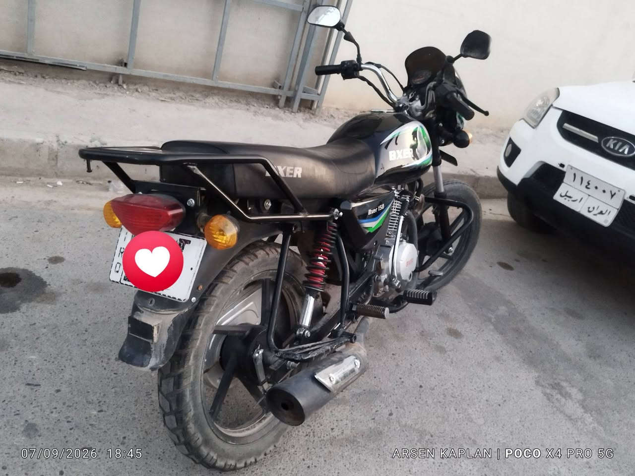 سلام عليكم دراجه بوكسر مرقم يدا تريد حول على اسمك ويدا تريد لا تحول مكينه ما كايمه دراجه كلش ناعمه وحلوة يرادلها اشويه تعديلات كلهن راح أنقص من سعرها مكاني تلعفر الي مو شراي رجا لا يزعجني سعر خاص تواصل على الرقم ***********
