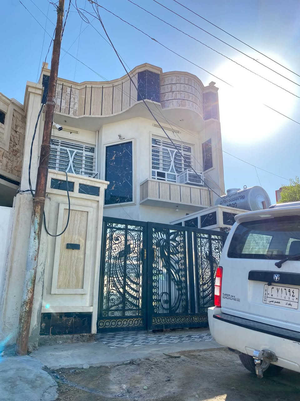 بيت طابو صرف مساحه 135 مترمربع 🏠موقع المنزلل خان ضاري شهداء🗺️
طابقين +ثلاثه غرف نوم + ثلاثه صحيات+استقبال +مطبخ +هؤل //سعر المزللل🏠130للتواصل على هاذ الرقم //***********بي واتساب💯
