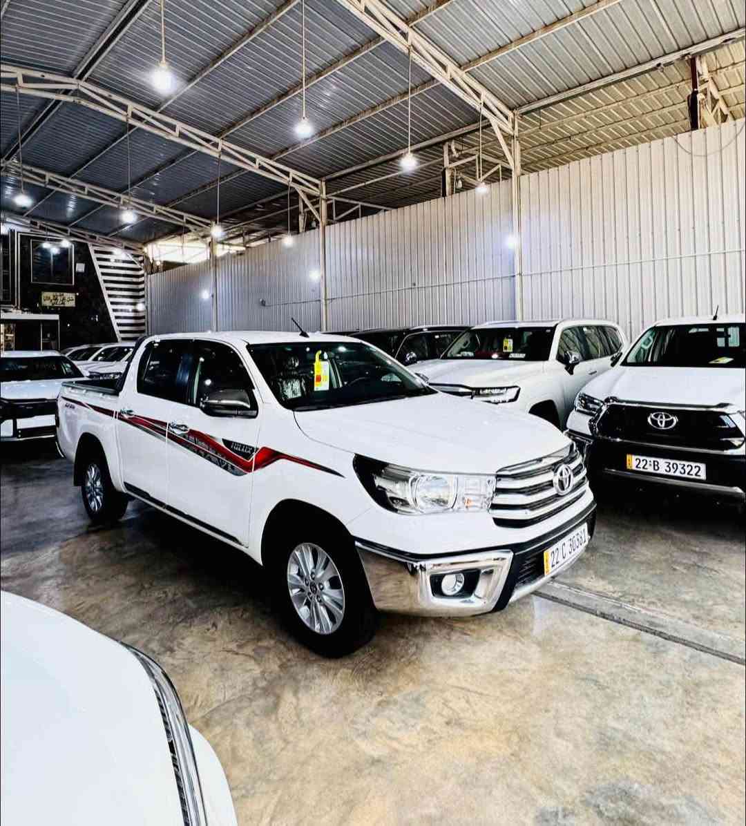 🧿♥️ مجموعة الملك لتجارة السيارات ♥️🧿

🧡🔥 دخول وجبة جديدة | زيرو 🔥🧡
🚙 تويوتا هايلوكس ناصي + عالي  2025

🔥 اليوم الأسعار دلال ونارررر 🔥
💥 فرصة قوية لا تفوّت!

🌟 هايلوكس 4&4 فورويل 2025 | فول مواصفات 1/1 | كير اتوماتيك 

🌟 هايلوكس 2&4 ناصي   2025   | فول مواصفات 1/1 | أوتوماتيك

🛡️ ضمان شركة SAS ✅
• ضمان سنتين أو 40,000 كم
• 8 تبديلات دهن مجانية 🛢️

🚗 مرقم رقم اربيل جاهز مجهز كامل 
✅تريد تحويل او وكاله 
🏢 تجهيز كافة زبائن او معارض

🔥 زيرو + ضمان + مواصفات فول + سعر قوي 🔥
💯 إذا تدور هايلوكس ف هاي فرصتك!
📲 لا تأجل—اتصل هسه وتعال شوفها على الطبيعة

📍 بغداد – الكريعات – نهاية شارع المعارض
🕙 الدوام: من 10 صباحاً إلى 10 مساءً

📞 للاستفسار:
☎️***********

☎️***********
