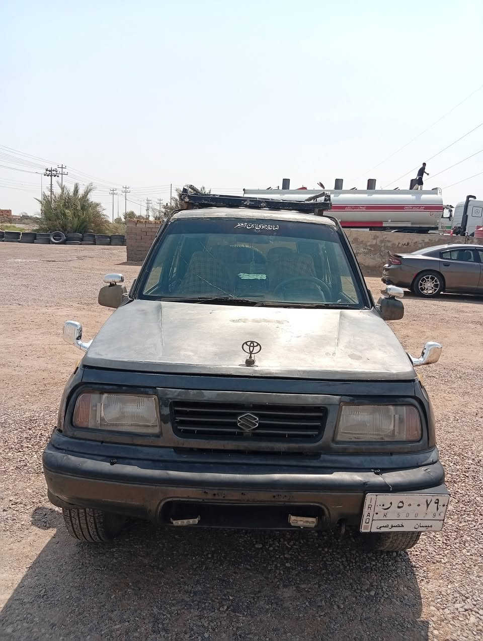 *🚙 للبيع سوزوكي فيتارا دبل قمارة - موديل 1993 🚙*
اللون: رصاصي رمادي
رقم السيارة: ميسان الماني
السنوية: كارتونية منتهية

*التفاصيل:*
المحرك 4 سلندر ونجي - بيه خيط بخار بسيط
بيها باب السايق مبدل
البدي: شوف العين، نظافة جيدة
البيع: ابيع اصوليات وتحويل مضمون

*السعر:* 28 ورقة وبيها مجال للشراي الصدك

*العنوان:* البصرة - القرنة

*للاستفسار:*
واتساب: ***********
اتصال: ***********
