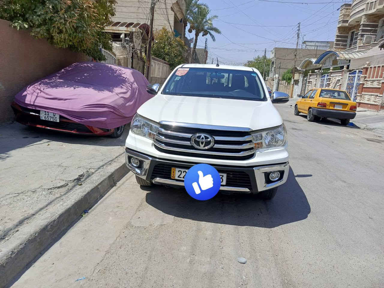 ‏للبيع تيوتا هايلوكس موديل 2025 فول مواصفات جيهان باب اول كير اوتماتيك بصمه كشنات تدفئه وتبريد مري شفط رقم  اربيل بسمي  تحويل ثاني يوم  السياره كفاله عامه 
‏السيارة ماشية 13km
‏مكاني بغداد الشعب
‏سعر 295 وبيها مجال 
‏***********
