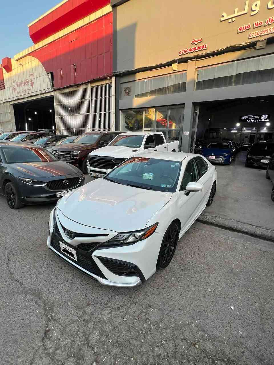 🚘🔥 تويوتا كامري XSE 2024 للبيع 🔥🚘
💰 السعر: 215
🎨 جاملغ + باب صبغ
📍 السيارة مرتبة ونظيفة

🔹 المواصفات:
• محرك 2.5L بنزين
• 4 سلندر
• قوة 205 حصان
• قير أوتوماتيك
• دفع رباعي AWD
• فئة XSE الرياضية
• جنوط رياضية
• مقاعد رياضية
• شاشة وسطية
• كاميرا خلفية
• تشغيل زر
• دخول ذكي
• مثبت سرعة
• تحكم بالمقود
• مكيف أوتوماتيك
• إضاءة LED
• أنظمة Toyota Safety Sense
• نظام تحذير الاصطدام
• فرملة طوارئ
• تحذير الخروج عن المسار
• مثبت سرعة متكيف
• مراقبة النقطة العمياء
• حساسات أمان متعددة
• إيرباغات أمامية وجانبية وستائرية

🔥 كامري XSE AWD — فئة رياضية ومواصفات كاملة

📞 للاستفسار: ***********

💵 السعر 215 وقابل للتفاوض للجادين
كرروب وتساب عروض يومياً https://chat.whatsapp.com/EDt5rlTuPdfCvNySuhJZE1?s=hd&p=i&mlu=4&ilr=4
