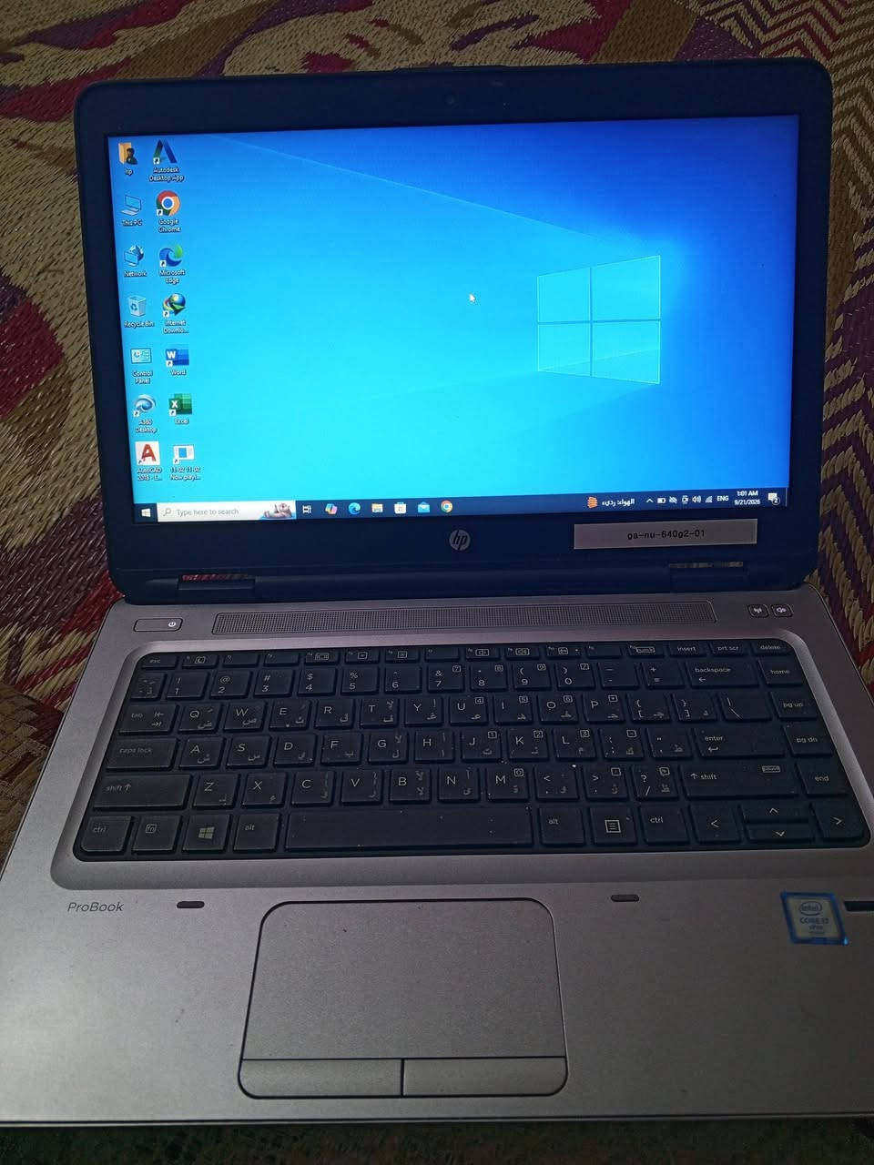 hp للبيع
💯مواصفاتها 

معالج كوراي 7  (الجيل السادس)
هارد SSD
الرام 8
حجم الشاشه 14.5 
للالعاب او الدراسه لابتوب فول نظافه 

السعر 235

للاستفسار ***********
توصيل موجود 

كل المواصفات بالصور👇👇👇

نص مكتوب في الصور:
- Device name DESKTOP-JQN623R Processor Intel(R) Core(TM) i7-6600U CPU @ 2.60GHz 2.81 GHz Installed RAM 8.00 GB (7.88 GB usable) Device ID DDBB866B-F3F3-4571-9D7F-7964E66399D7 Product ID 00342-50779-51994-AAOEM System type 64-bit operating system, x64-based processor Pen and touch No pen or touch input is available for this display Copy
- File Options View Processes Performance App history Startup Users Details Services CPU 14% 1.43 GHz Memory 2.6/7.9 GB (33%) Disk 0 (C: D:) SSD 0% GPU 0 Intel(R) HD Graphi... 0% Disk 0 (C: D:) WDC WDS25 Active time 60 seconds Disk transfer rate 60 seconds Active time 0% Average response time 0 ms Capacity 233 GB Formatted 233 GB System disk Yes Page file Yes Type SSD Read speed 0 KB/s Write speed 0 KB/s