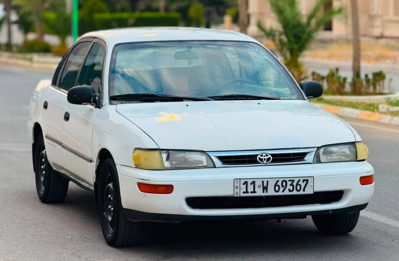 للبيع.. تويوتا كورولا يسرى بلاد موديل 1995 🚗✨
سياره خير من الله نظيفه مثل ما موضح بالصوره تايرات جديده محرك حاويه جديد مشط استيرن جديد والمكينه لا صرف لا بخار رقم انكليزي جديد سنويه ب اسمي تحويل مباشر نقصهه تبريد فقط وكمبريسره جاهز العنوان ديالى — خانقين *********** 
ملاحضه : رجاء الموشراي لايخابر فدوه والسعر 52$
