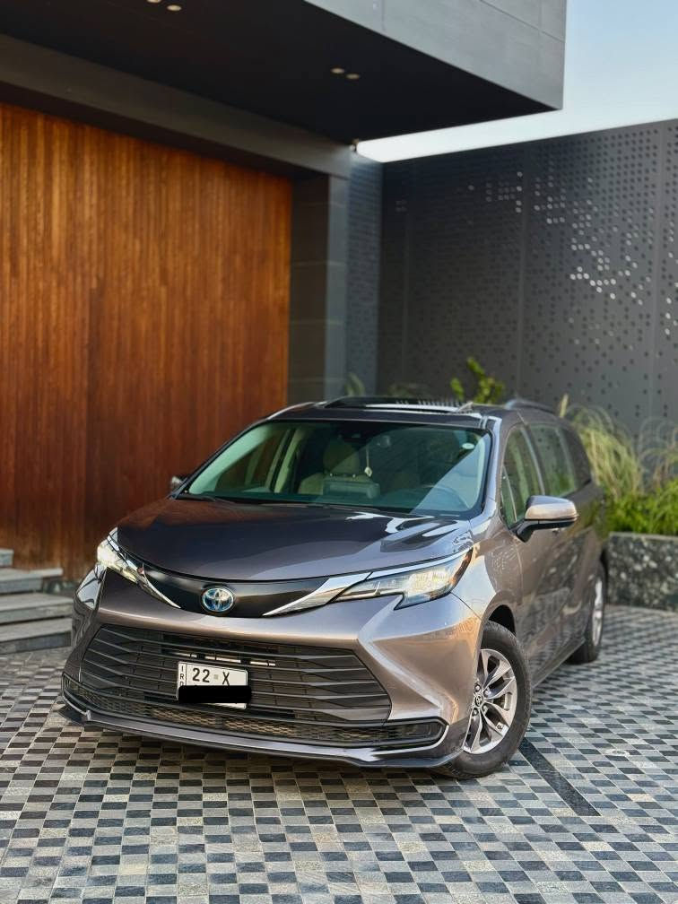 TOYOTA SIENNA LE PLUS 🇺🇸 2022        هايبريد

تويوتا سينا 2022 فول فول مواسفات 8راكب

سيارة ب اسمي تحويل مباشر 

محريك گير كفالة ماشي 102 الف

صبوغ سيارة اثنين قتعة مصبوغ
بدون دواخل ارباك

سيارة فول مواسفات :-

سلايد  فتحة + رادارات + كشنات كاراباي تدفء
بابين سلايد كاربايي + شحن مال موبايل
شاشه كبير كاميره 

رقم صاحيب

☎️(***********)اسیا
☎️(***********)کورک السليمانية, العراق
