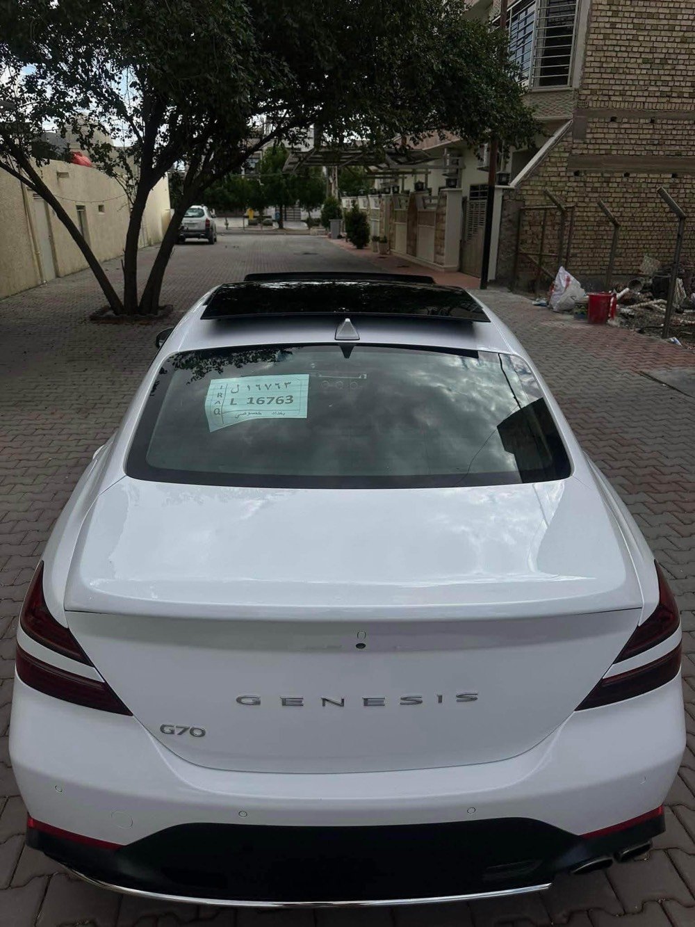جنيسيس

G70 2022

لون ابيض

رقم بغداد 

السيارة 4 سلندر 2000 تيربو 

ماشيه42

مواصفات السيارة فول الفول  للاخير 

بصمة  تشغيل عن بعد 

بنروما 

كراسي ثنين كهرباء 

تدفئة كشنات 

شاحن وايرليس 

تبريد قطعتين ( امامي + خلفي )

جميع الجام اوتو

ستيرن  كهرباء 

خزن كرسي السائق 

ترحيب بل مري 

رادار امامي / خلفي / وبالمري + تحديد مسار  

مري شفط + قلاب + تعتيم تلفائي

وبعد هواي مواصفات 

 حادث السياره جاملغ خلفي  وبي رصعه خفيفه 

وشخط بالامامي ومكحل بكارت 

بدون اي ايرباك يعني سليمه 

السعر 210

مكان السياره الفلوجه 

استفسار اكثر اتصال 

على الرقم ***********