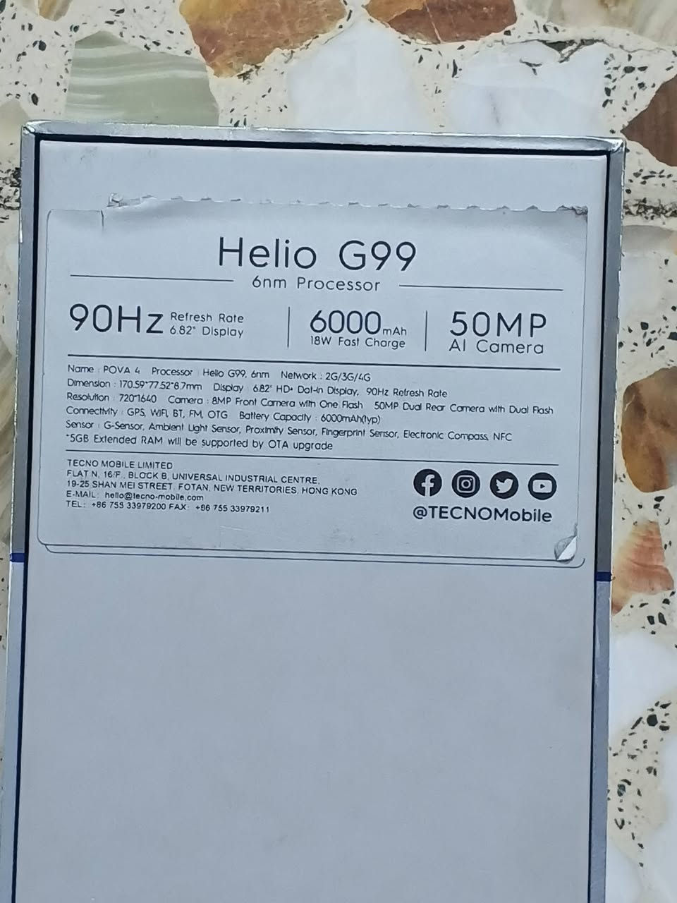 السلام عليكم 
جهاز TECNO POVA 4 
الجهاز ما مفتوح يشهد الله 
بس الضهر طايح علية اميري وشاشة بيهة فطر خفيف
البطارية/6000
المعالج/helio G99
الشاشة/90 هرتز
يشغل ببجي 60 فريم
السعر/130 وبي مجال للطيبين 
للتواصل/***********واتساب
