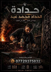 (حداد متنقل)  باب شباك سقائف كافه اعمال الحداده  بغداد فقط 07729375832