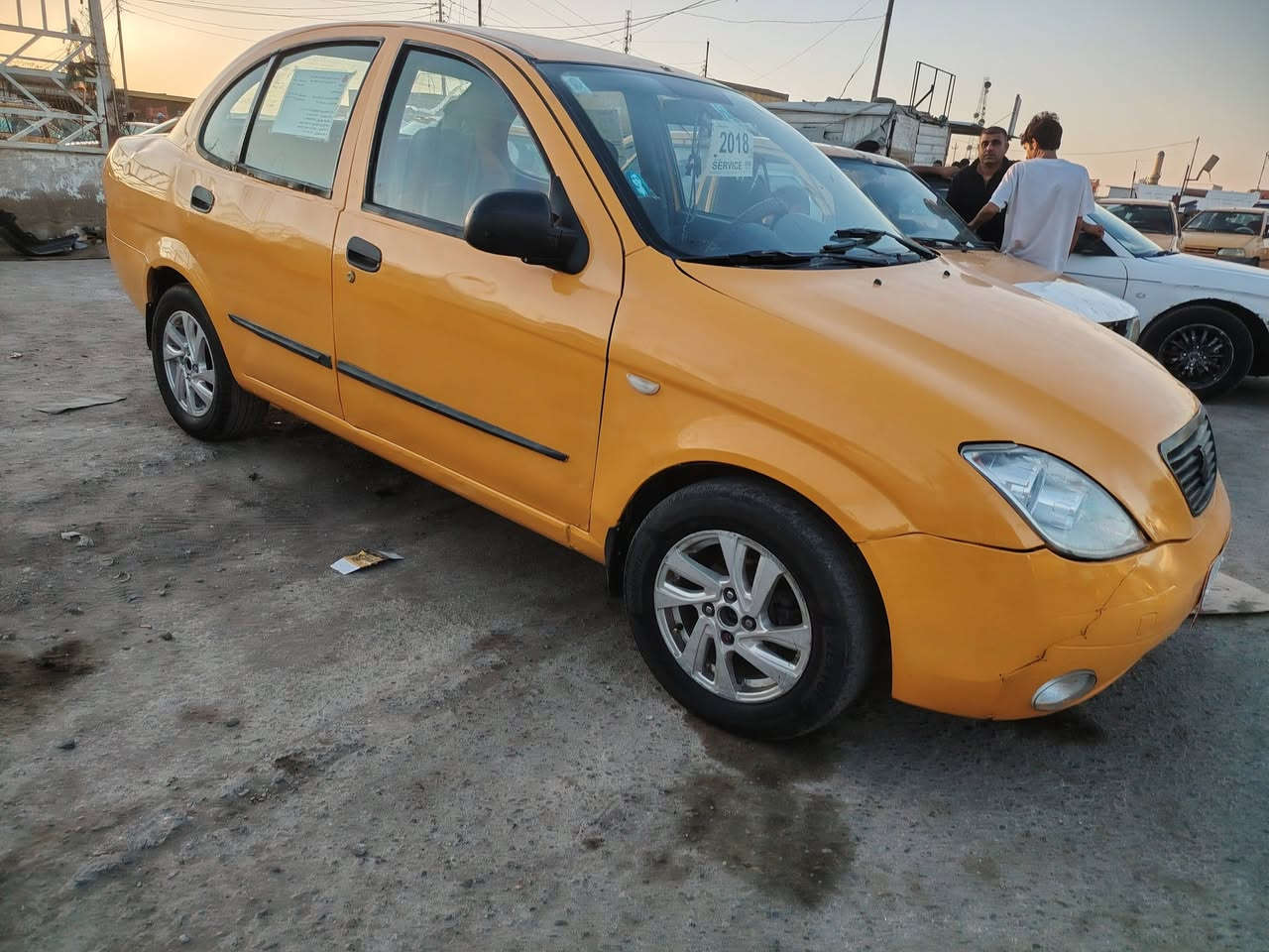 طيبه 2018 بأسم الشركه ابن البلد تحويل براء ذمه بيه شرط تحويل  مكفوله مكينه كير حداديه مصفره هيئه وغرامه بيه رشات صبغ كفاله ضربه وتبديل بيه صبغ دوسه وهلا معمر سعر ٣٥ بيه مجال عنوان ميسان ***********
