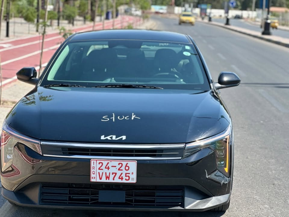 Kia  k4
2025 مواصفات LX

لون اسود 

محرك :2000 دوش 

مواصفات

بصمة 

بصمة ابواب 

بصمة جنطه 

تشغيل عن بعد 

لد امامي نهاري 

لد خلفي متصل 

نقاط عمياء 

شاشه ديجتل متصل 

مود درايف متعدد

كامره 

رادارات امامي خلفي وجانبي 

تحكم مودات قياده 

اوتو هولد 

فول تحكم ستيرن 

فول قياده ذاتيه 

كروس سرعه مع تحديد مسافه امان 

منافذ شحن خلفية 

دخول وترقيم جديد اربيل 

تحويل وكاله الي يعجبك 

الحادث جاملغ مبدل نفس وا بارد اباب الوره السياره كفاله عامه 

دخول وترفيم جديد 

تريد تحويل او وكاله 

السعر 160

***********

نص مكتوب في الصور:
- stuck