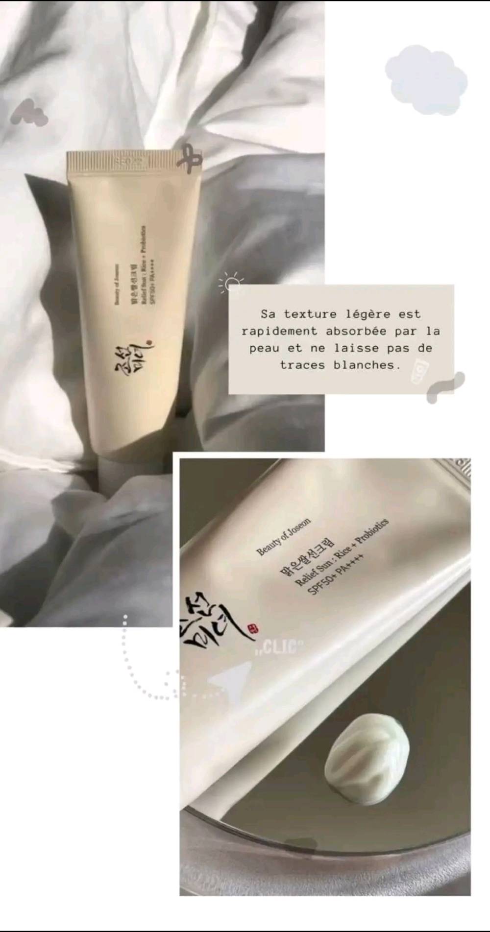☀️ أفضل واقي شمس كوري من بيوتي اوف جوسون SPF50+ ☀️

من أشهر أنواع واقي الشمس بالعالم حالياً، بمستخلص الأرز والبروبيوتك والنياسيناميد

✅ قوام خفيف يرطب ويهدي البشرة
✅ بدون طبقة بيضاء أو لزوجة
✅ مناسب لكل أنواع البشرة حتى الحساسة
✅ SPF50 معتمد من مختبرين بكوريا وإسبانيا

🇰🇷 Made in Korea | الحجم 50ml

💰 السعر 25 الف
📲 اطلبيه الحين

#نيني_ستور #العراق #beautyofjoseon #واقي_شمس