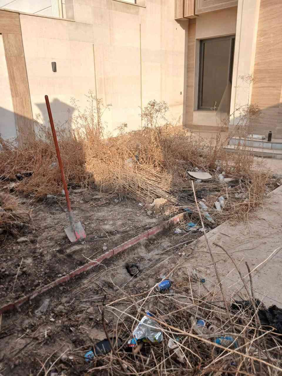 تنسيق حدائق • قبل وبعد • محمد الفلاح