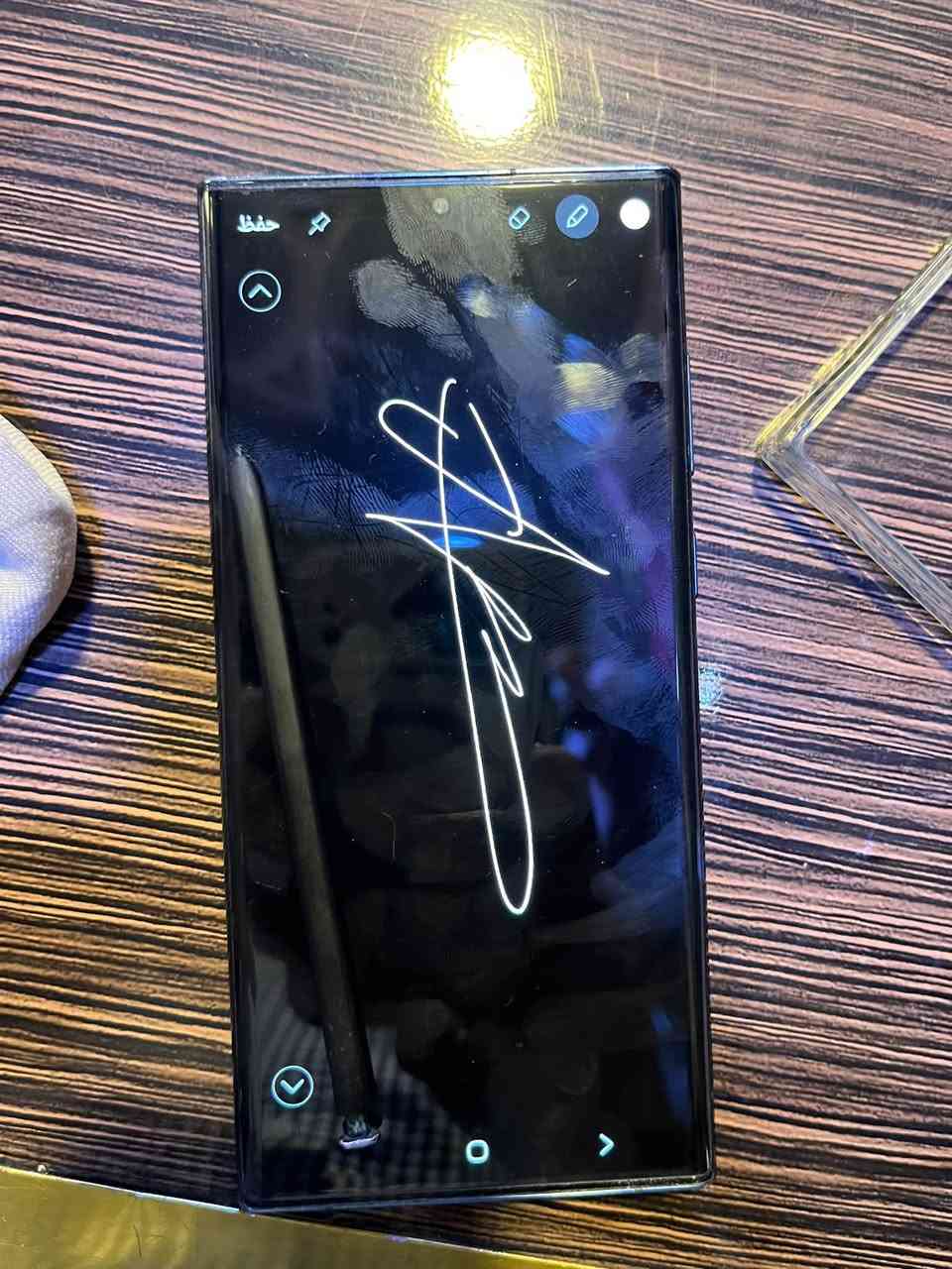 #للبيع
S22 Ultra 
لون زيتوني 
ذاكرة 256
دبل سيمكارت 
شرق اوسط 
جهاز نضيف وكلشي بي شغال 
مبدل بطارية  فقط 
سعة البطارية ٥٠٠٠
يرهم بيع ويرهم مراوس بأيفون
تواصل خاص 
او الاتصال ***********
