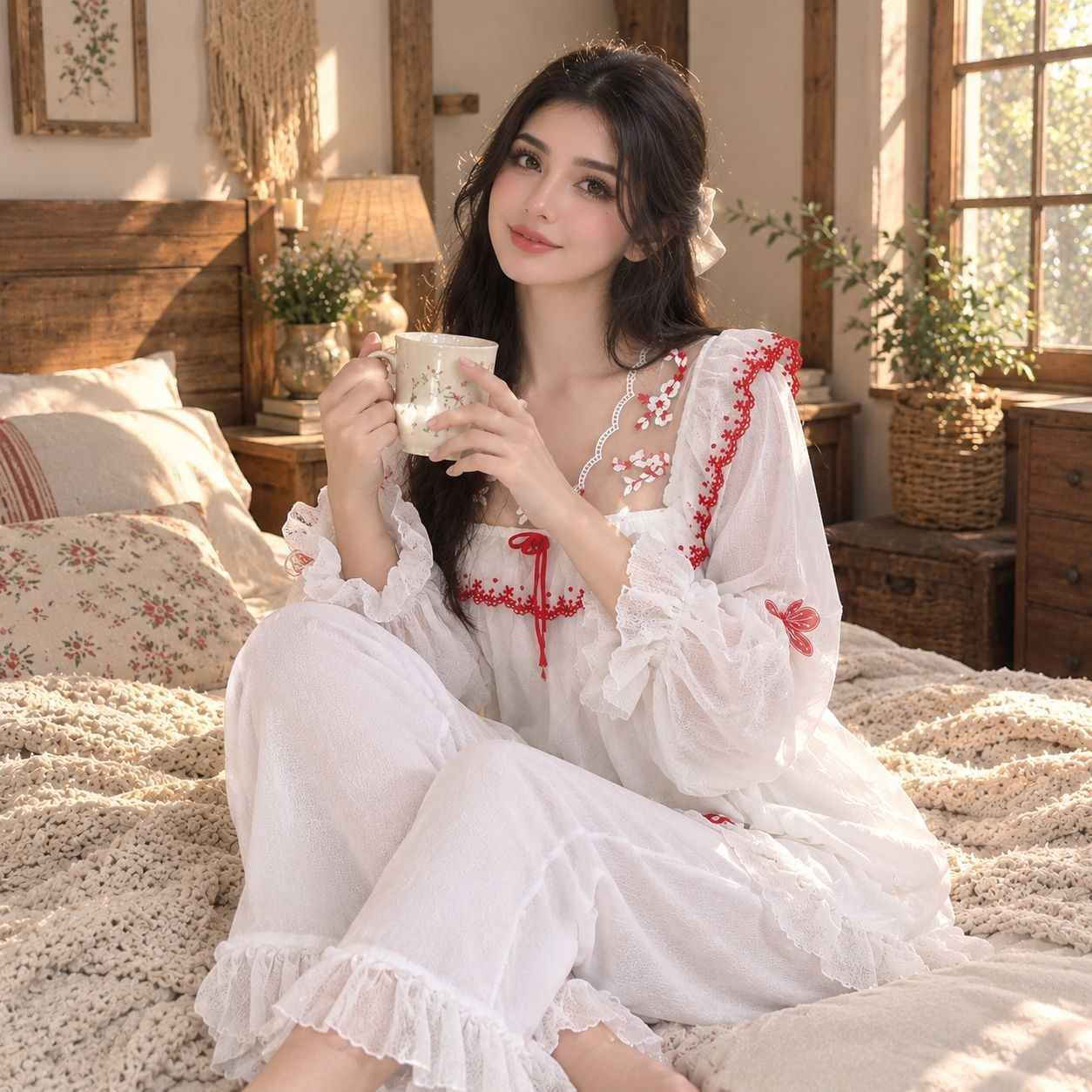 شيفون مبطن • قطن ١٠٠% • مقاسات L-XL-2XL