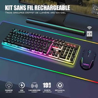 جدید شحن تایب سی لید RGB پتاریە کبیر ماوس کیورد  نص مكتوب في الصور: - ...