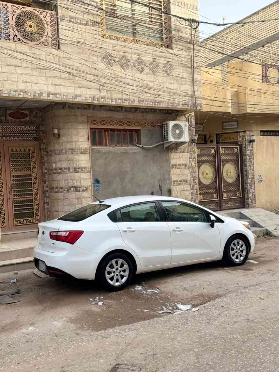 كيا ريو • ٢٠١٤ • حادث باب سايق