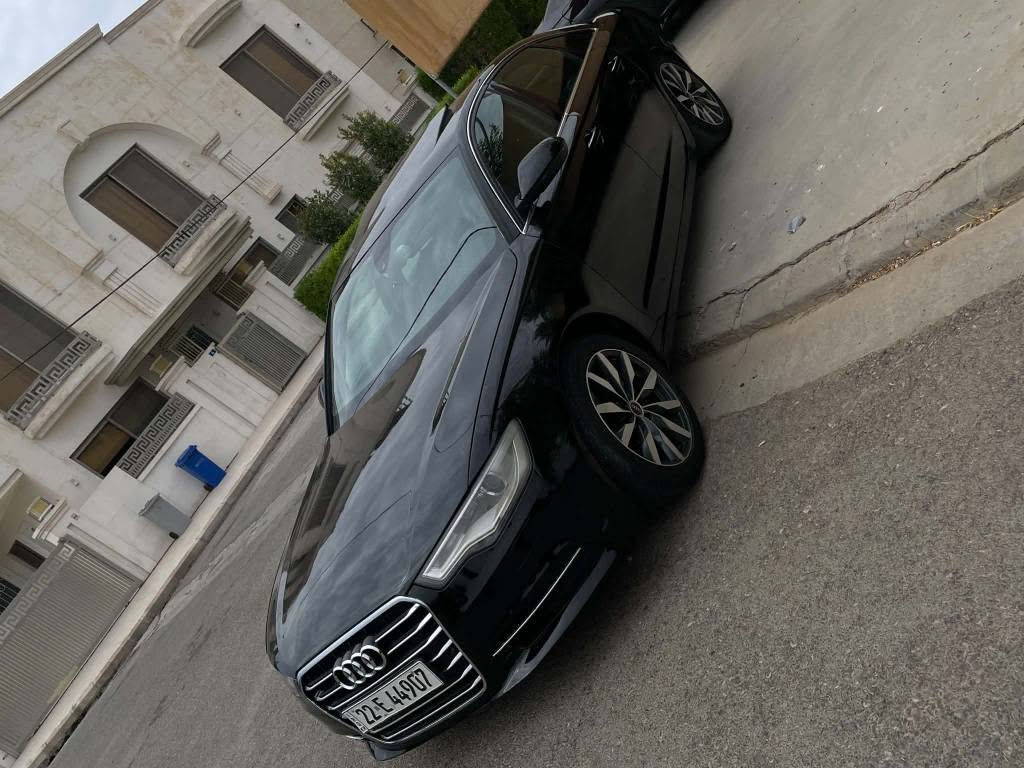 Audi A6 2015 (( خليجي ))
للبيع مراوس اودي A6 فول 

السياره جاهزة بدون نواقص نهائيآ
  
اودي A6 

موديل 2015

 اللون اسود

ماشي 133 الف مايل
 مواصفات خليجية السيارة 
استلام شركة سردار في اربيل 
ضمان دولي السيارة         
                 

محرك 6 سلندر تنفس طبيعي  كير ٨ سرع 🚀 بشرط وضع شركة

                                المواصفات ١/١
1-ابواب وجنطه شفط             

٢- بصمة

٣- سايد بريك كهرباء 

٤- اوتو stop في الازدحامات 

٥- خمس بصمة

٦- بردة خلفية

٧- بردة جانبية

٨- كشنات جلد لاونين قرميطي

٩- كشنات كهرباء

١٠- كشنات خزن ميموري

١١- سيدي  جنجر ٦ اقراص (CD box)
‏DVD

١٢- سستم صوت كامل مضخم 10

١٣- شاشة متحرك

١٤- بلوتوث

١٥- اوتو هولد

١٦- ٤ حساسات امامية

١٧- ٤ حساسات خلفية

١٨- ٤ وضعيات قيادة

١٩- گیر  اوتوماتيك 

٢٠- گیر عادي 

٢١- گیر سپورت

٢٢- گیر  ستیرن (شفتات ستيرن)

٢٣- عداد سرعة 300 ✈️

 ٢٤- نظام ABS و مانع انزلاق 

٢٥- قفل  سرعة 

٢٦- تحكم ستيرن جهتين 
 
٢٧- بك   لايت ليد

٢٨- لايتات  امامي  ليد

٢٩- كشافات زينون

 ٣٠- لايتات  نظام دوارة

٣١- زراك لايت جهتين 

٣٢- مري قلاب 

٣٣- اشاير بالمري 

٣٤- تبريد مركزي ٣ قطع مناخ منفصل تحكم كامل من قبل السائق او راكب الامامي و الخلفي 

٣٥- ثلاجة
 
 ****************
گیر و محرك بالشرط

حدادية جديد بالشرط

تبريد ثلج بالشرط
******************

السيارة بيها فقط صبغ حزام بدون حادث 
معجون السيارة كفاااااااله عامه 

*******************
مکان سيارة اربيل 📍
رقم اربيل دولي سنويه هز فحص جديد
) السياره باسمي تحب تحويل تحب وكاله نفس اليوم
*********** واتساب
***********☎ أربيل, العراق

