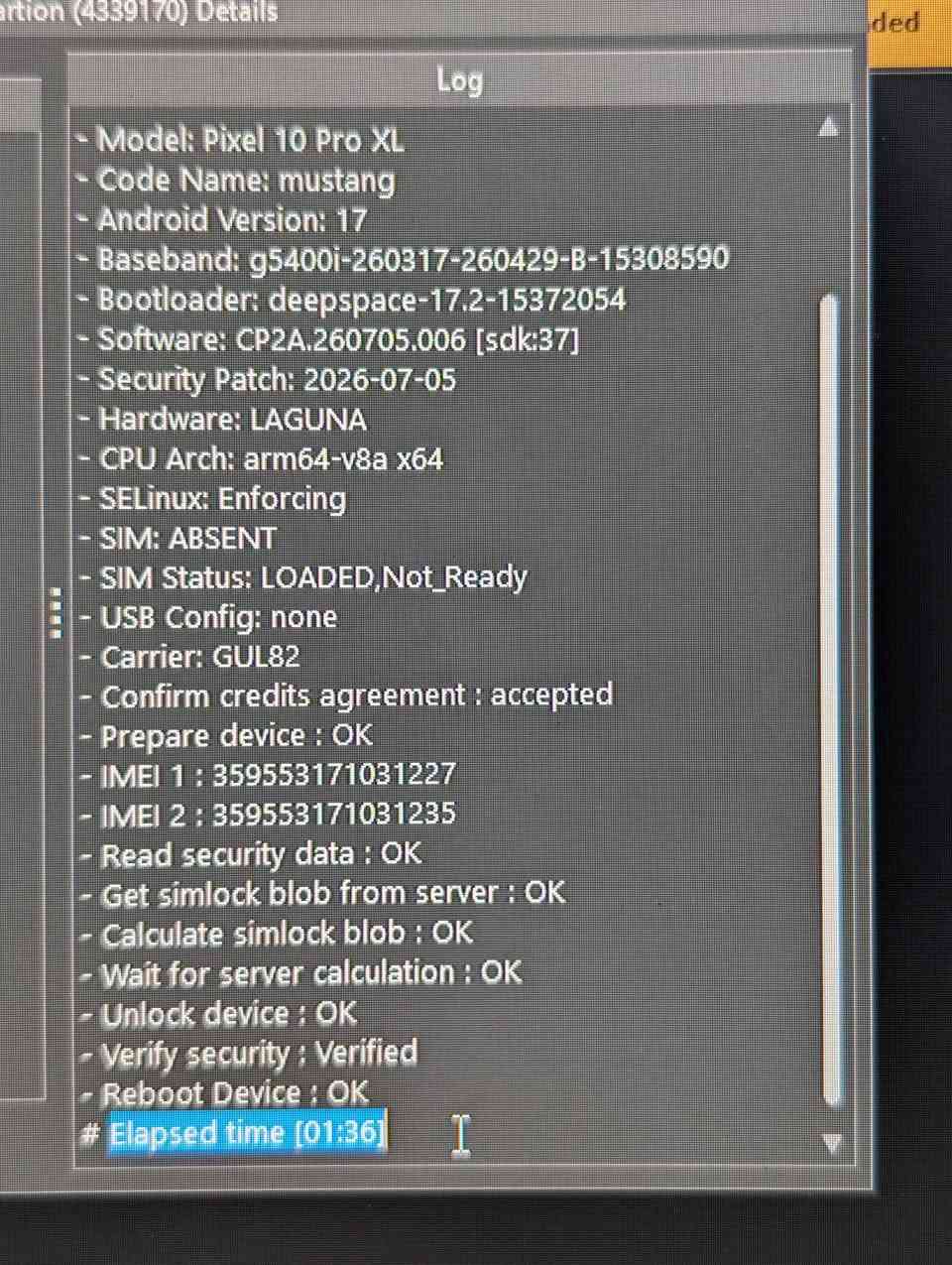 المعادلة انحلت وكل اجهزة pixel انفكت 🔥
هذا الامر اخذ مني سنه كاملة بحث وتجارب حتى الكة افضل طريقة بانسب سعر اكدر اكول حاليا الحمدلله 
متوفر (فتح رسمي للشريحه) الفعلية والالكترونية لجميع اصدارات كوكل بكسل سواء كنت داخل العراق او خارج العراق

 (وضمان تحديث الجهاز مدى الحياة )

⚠️ تحديدا security patch 2026-7-05 ⚠️

⚠️اما المتحدثة security patch 2026-8-05 راح يتوفر قريباً ⚠️

الفتح رسمي والاسعار ثابتة ومناسبة للجميع 🙏

بالاسفل اجهزة مفتوحة رسمي كل الموديلات

واتساب *********** 

 ادمن حبيبي وافق خلي الناس تحل مشكلتها وتدعيلك 💙
