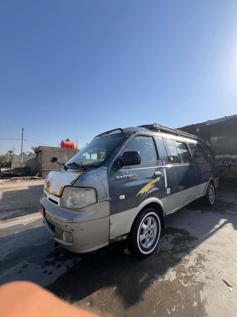 بريجو منغولي موديل2005 سياره بدون صبغ بس الربع الي وره باب سلايت جراد مكينه كير اكسن صدر تخم تاير خير من الله بدون تحويل أتعهد عشائر وسرقه مكان السياره بغداد ابو غريب السعر 65وبيها مجال 
رقم الهاتف***********
