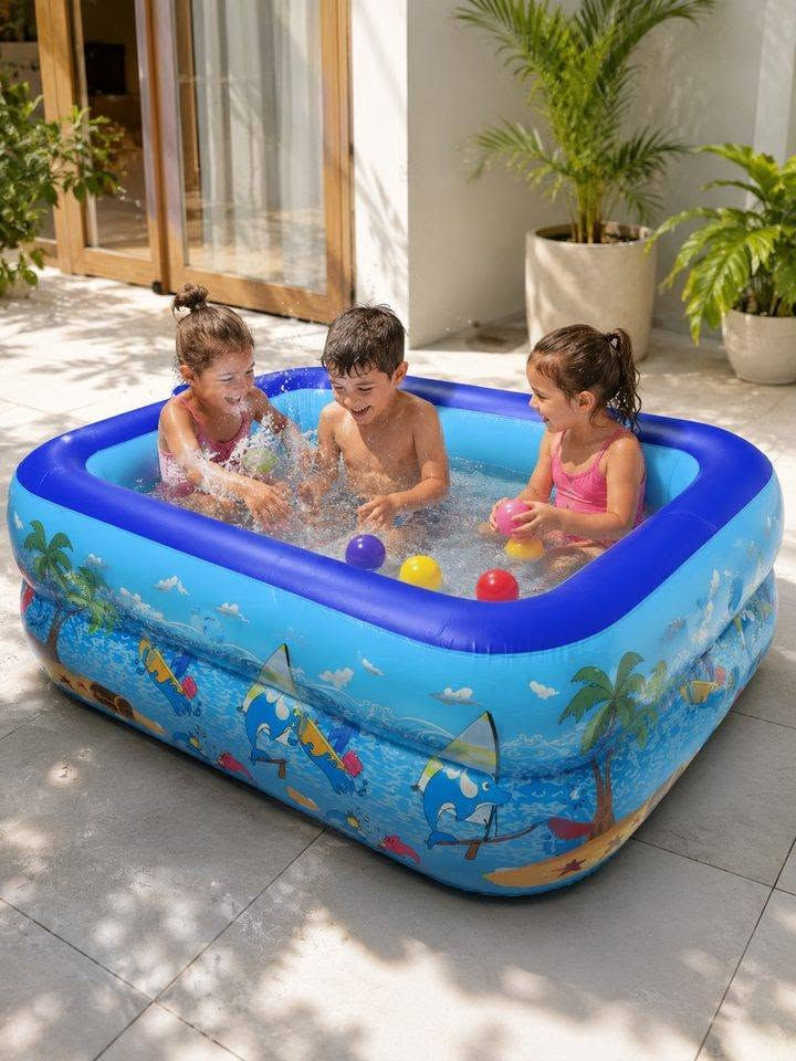الف رحمه على روح امه وابو الي يعلقلي مصدر رزقي  المسبح الهوائي للأطفال 🏖️💦
تصميم مميز، خامة قوية، وحجم مناسب حتى يستمتع الأطفال باللعب والانتعاش داخل البيت أو بالحديقة
للحجز مراسلة الصفحة او تواصل واتساب *********** يوجد خدمة توصيل لجميع المحافظات
