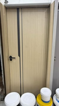 باب خشب • عازل صوت • ٩١×٢م