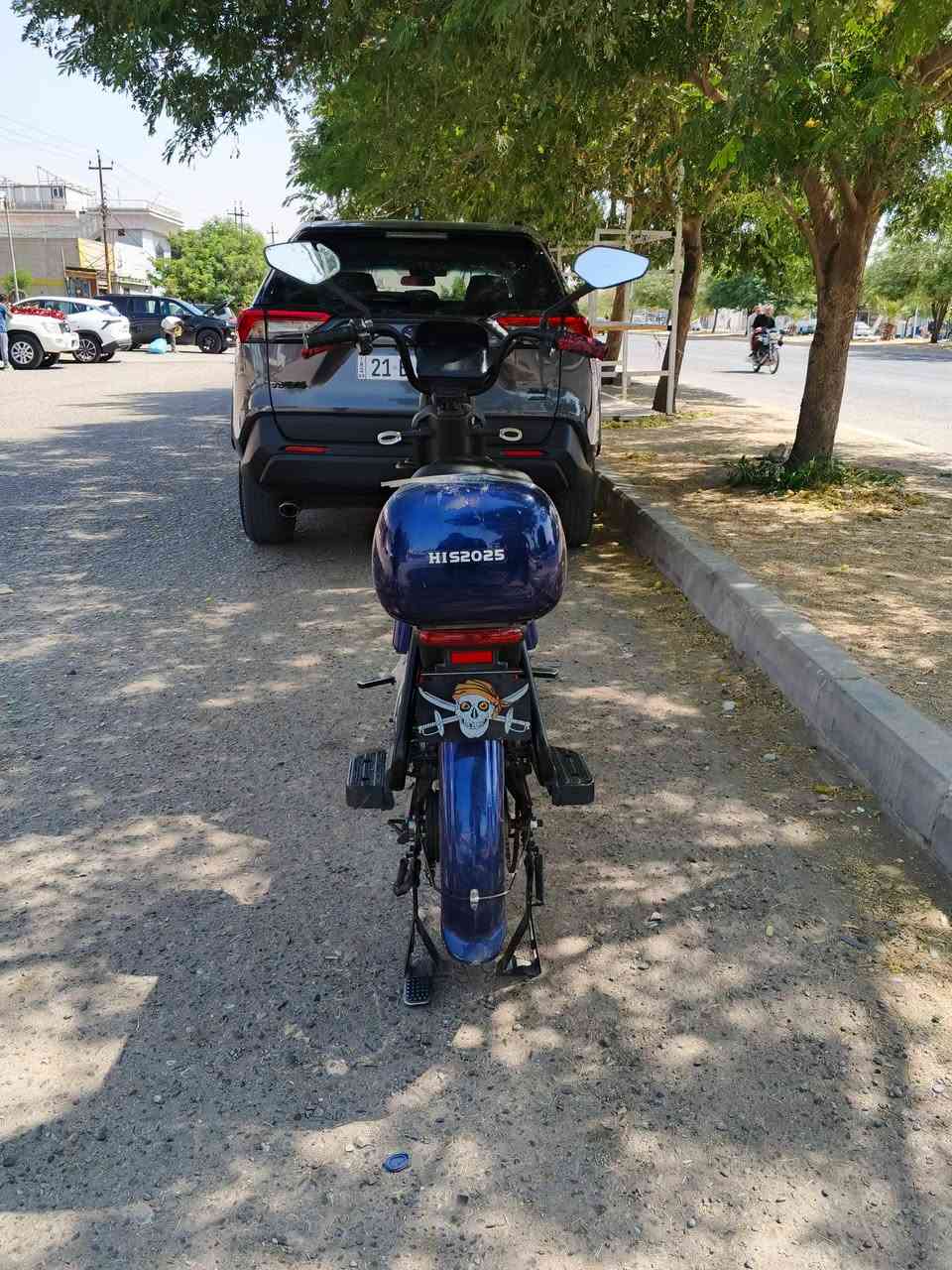 سلام عليكم دراجه شحن للبيع 4 بطاريات لايت شغال هورن اشاير شغله دراجه ماعايزها شي السعر275 وبيها مجال مكاني كركوك قادسيه الثانيه الرقم‏‪***********‬‏
