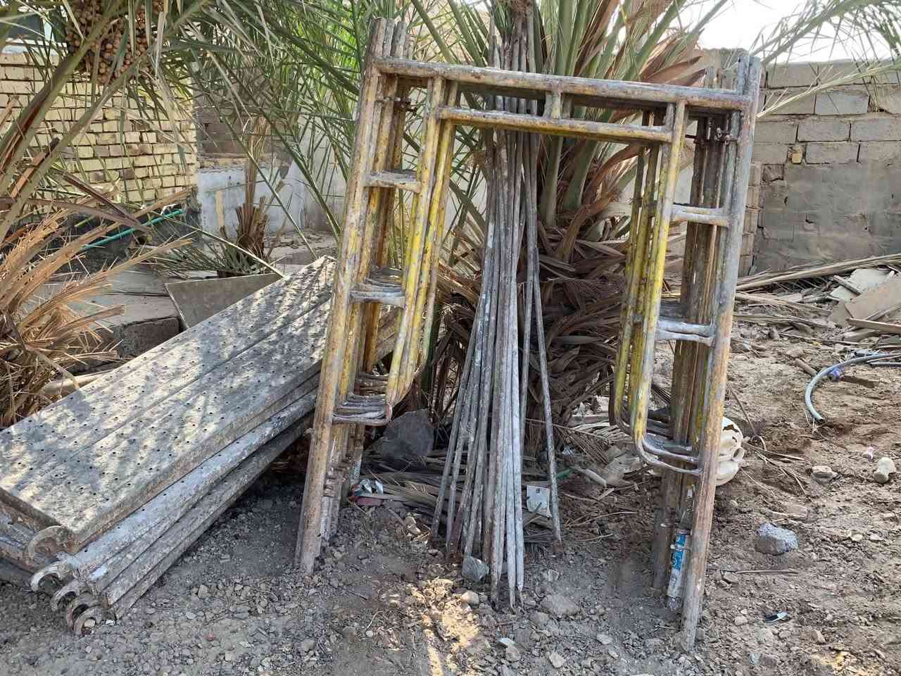 ابراج حديد • اقفاص تركيب • خشبات