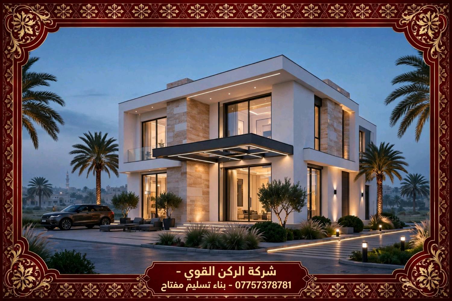 بناء بالاقساط • تسليم مفتاح • اشراف هندسي
