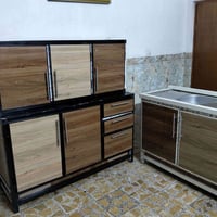 كاونتر 3 قطع مستخدم نضيف تفصال الامنيوم مو سوكي عنوان شعب اكو توصيل 07...
