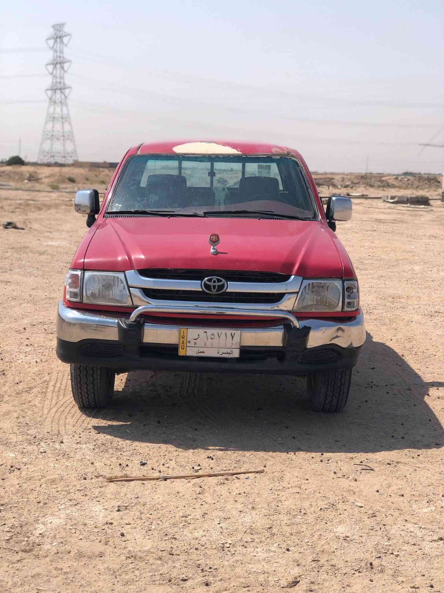 السلام عليكم تويوتا جمره بيكم موديل 2005 سياره حلوه ونظيفه مقفوله من الصبغ كهربائيات كلها شغاله كيرو مكينه مكفولات رقم بصره تحويل ثاني يوم سياره جاهزه وين ما يعجبك اطلع مكان بصره مقصر السعر 105 بمجال قليل اني مكلف بالنشر *********** لاستفسار هذا رقم راعيها

