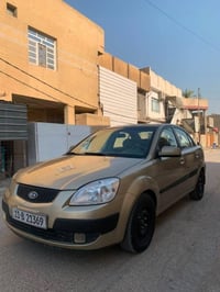 كيا ريو 2007 رقم بغداد سنويه وهزه جديده تبريد ثلج سياره جاهزه السعر 68...