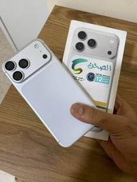 آيفون ١٧ برو ماكس • ٢٥٦ • بطارية ١٠٠٪
