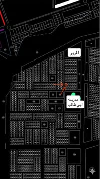 للبيع قطعة ركن المساحة 250 متر تحويل مباشر حي الغدير( السبيس ) قرب ابي...